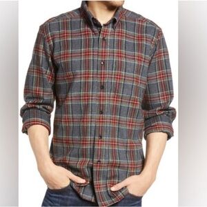 L.L. Bean Men's Scotch Plaid Flannel Shirt, Traditional Fit, sz XXL